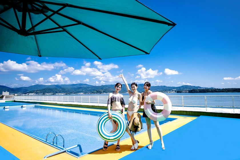 奥浜名湖のビーチに建つ「ホテルリステル浜名湖」 青空すれすれのスカイプールをリニューアル!6月28日より浜名湖最速でプール営業開始