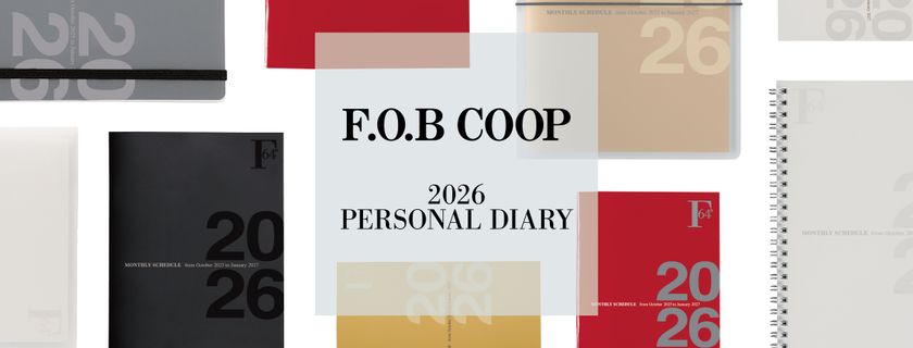 『F.O.B COOP』ダイアリー 2026 発売日:2025年8月18日より順次