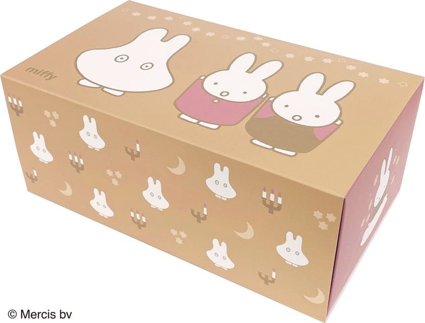 大人向けキャラクターマスクを2025年8月下旬に新発売!「ミッフィー30枚入りBOXマスク(おばけ)」