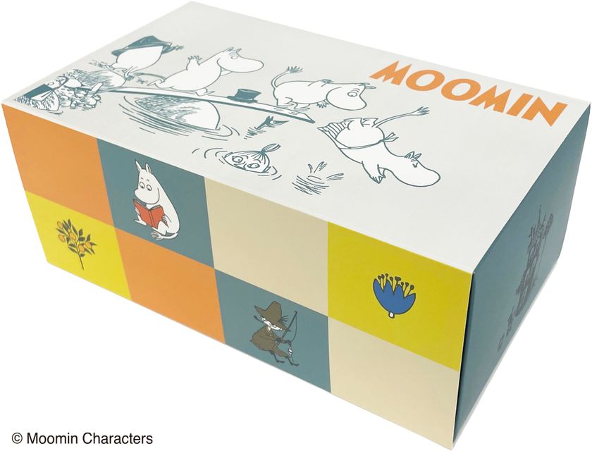 大人向けのキャラクターマスクを2025年8月下旬に新発売!「ムーミン30枚入りBOXマスク(パズル)」