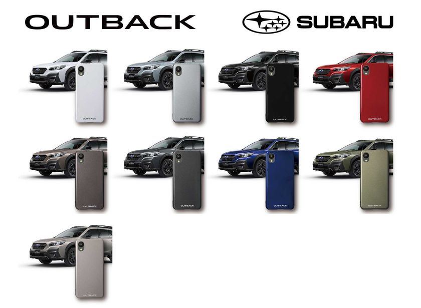 スバル『OUTBACK』『XV』の実車カラーを再現したスマートフォンケースを発売 ! iPhone17シリーズにも対応