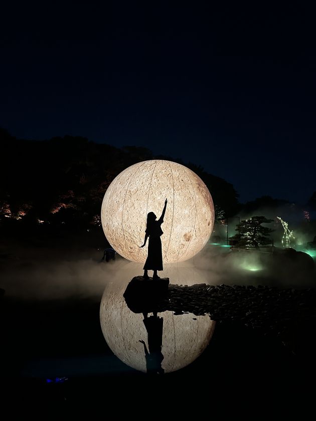 大濠公園 日本庭園が光のアート空間に――『宙-SORA-』来場3万人突破、2025年10月より常設開催決定！