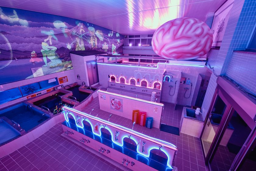 11月26日(水)から12月7日(日)、大田区蒲田「女塚温泉 改正湯」にて開催！「脳汁銭湯2025」コンテンツ公開！「サイバーおかん with 電脳会館」「ギャル電」「マニアなツアー」「なぞのデザイナー」らクセつよクリエイター陣とのコラボレーションでパワーアップした独創的体験をお届け！