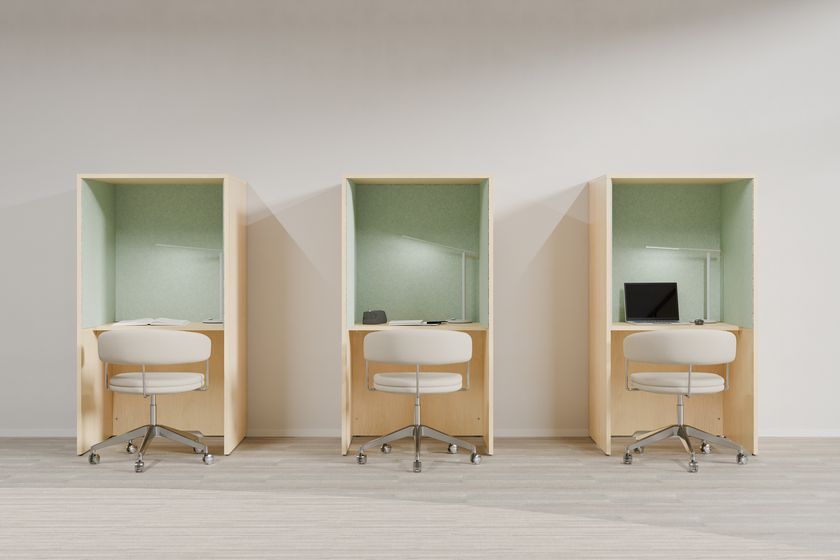 静かな集中空間をすぐに！防音ワークスペース『BOXデスク』再販開始