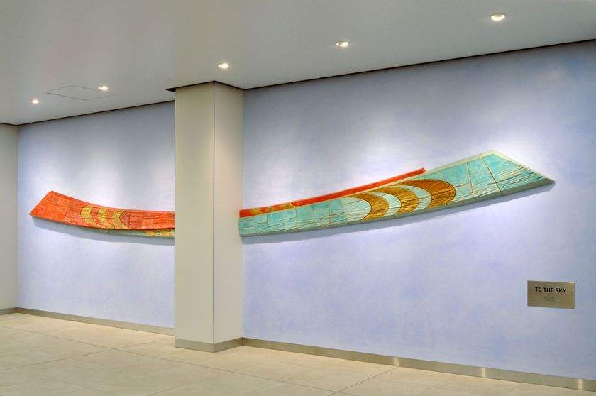 とうきょうスカイツリー駅を彩る　澄川 喜一氏デザイン・監修の陶板レリーフ「TO THE SKY」新駅舎に移設し12月7日(日)から公開