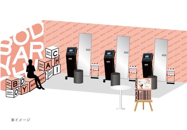 BODY ARCHI(ボディアーキ)のセルフエステが楽屋スペースに出展　5月4日(木・祝)「Rakuten GirlsAward 2023 SPRING/SUMMER」ビューティ＆ヘルシーで日本最大級のファッション＆音楽イベントをサポート