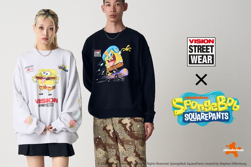 「スポンジ・ボブ」とのコラボアイテムが登場！本格ストリートブランド「VISION STREET WEAR」からHa-Li-C STOREにて1月21日(水)販売開始