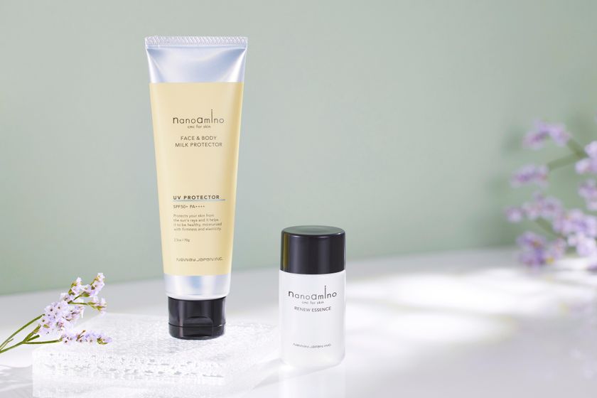 紫外線ダメージを受けやすい季節の肌を、心地よくケア　ナノアミノスキンより、UVケアとスキンケアの2アイテムを2026年2月24日から同時発売中