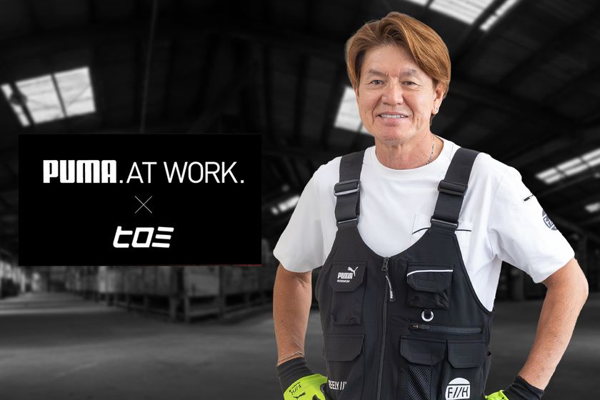 「ヒロミさん」×「PUMA.AT WORK.」コラボレーション企画『職人さんをよりカッコよく！』をテーマに機能性アクティブカットソーを新たにラインナップ