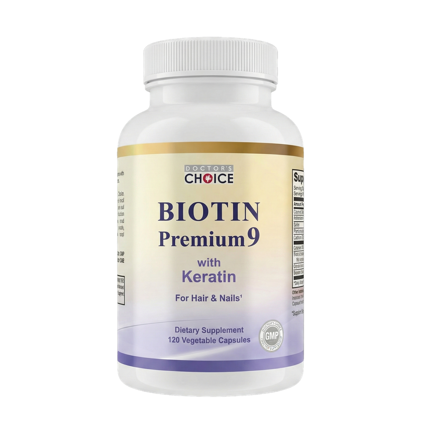 ドクターズチョイス、髪と爪の“ケラチン再構築”に着目したサプリメント「ビオチンプレミアム9」を新発売