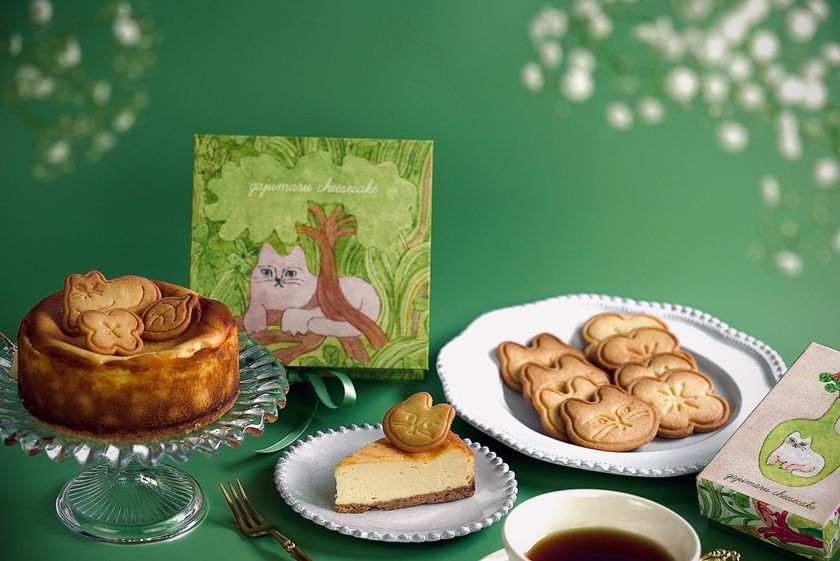 オンラインで人気の岡山発“猫と物語”のチーズケーキ専門店　「gajumaru cheesecake」が東京初進出！4/29より新宿マルイ本館に出店決定！