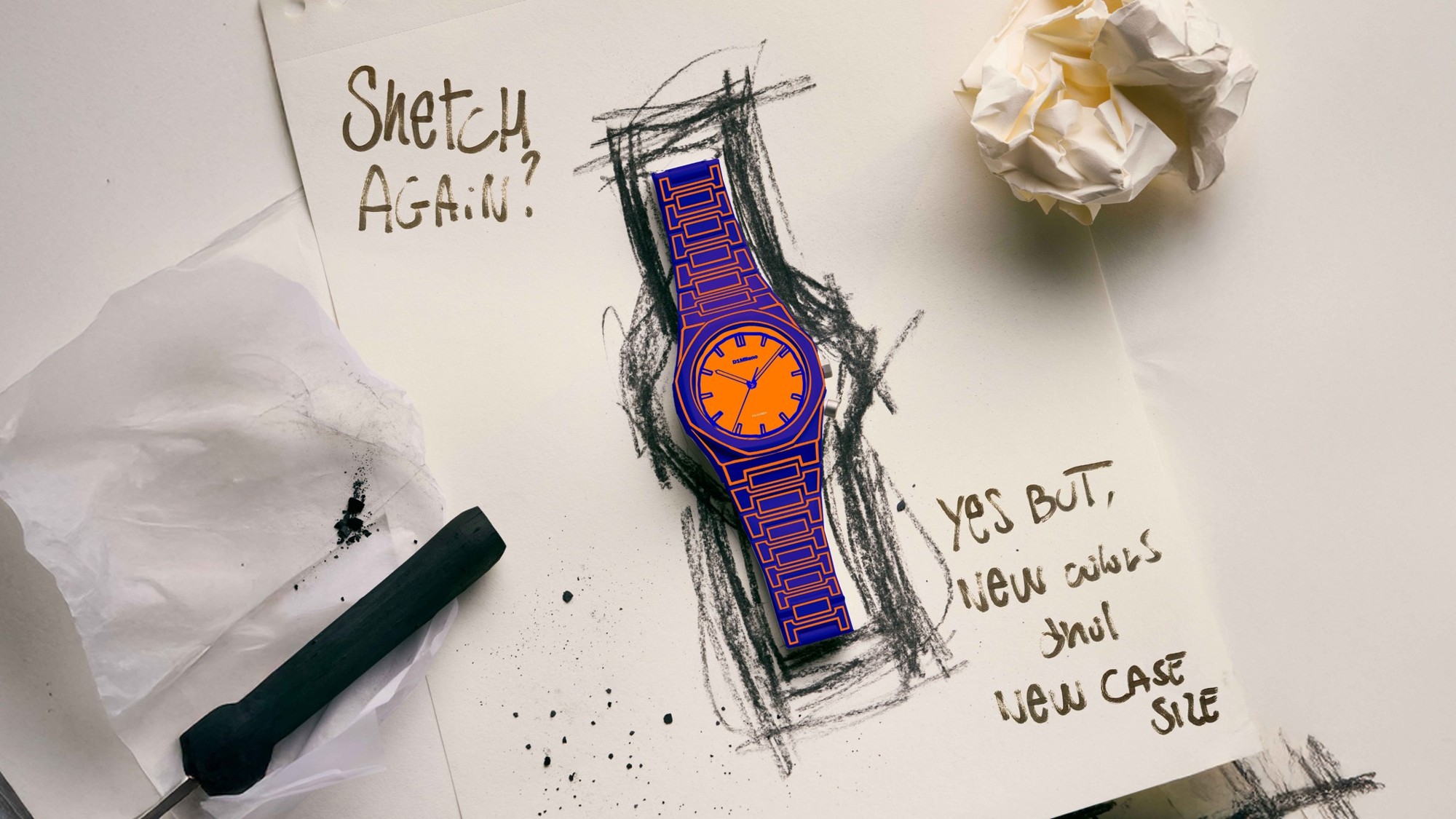 D1 Milano、26年春夏コレクション第2弾を3月27日に発売軽量ポリカーボネートのカラーウォッチ「POLYCARBON」