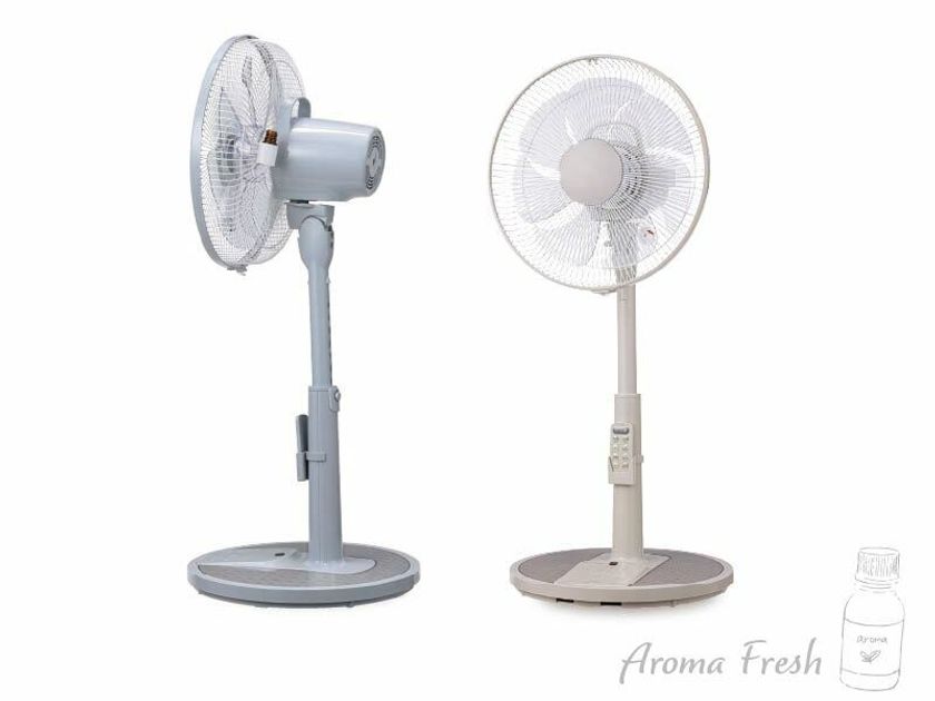 扇風機は「涼む道具」から「心を満たすインテリア」へ　温度センサー搭載「アロマ首振 リビング扇風機」を2026年4月上旬より販売を開始