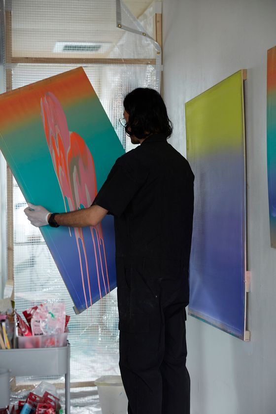 「静寂を染める色彩」仙石原古今、京森康平が全館を彩る宿泊者限定アートイベント開催