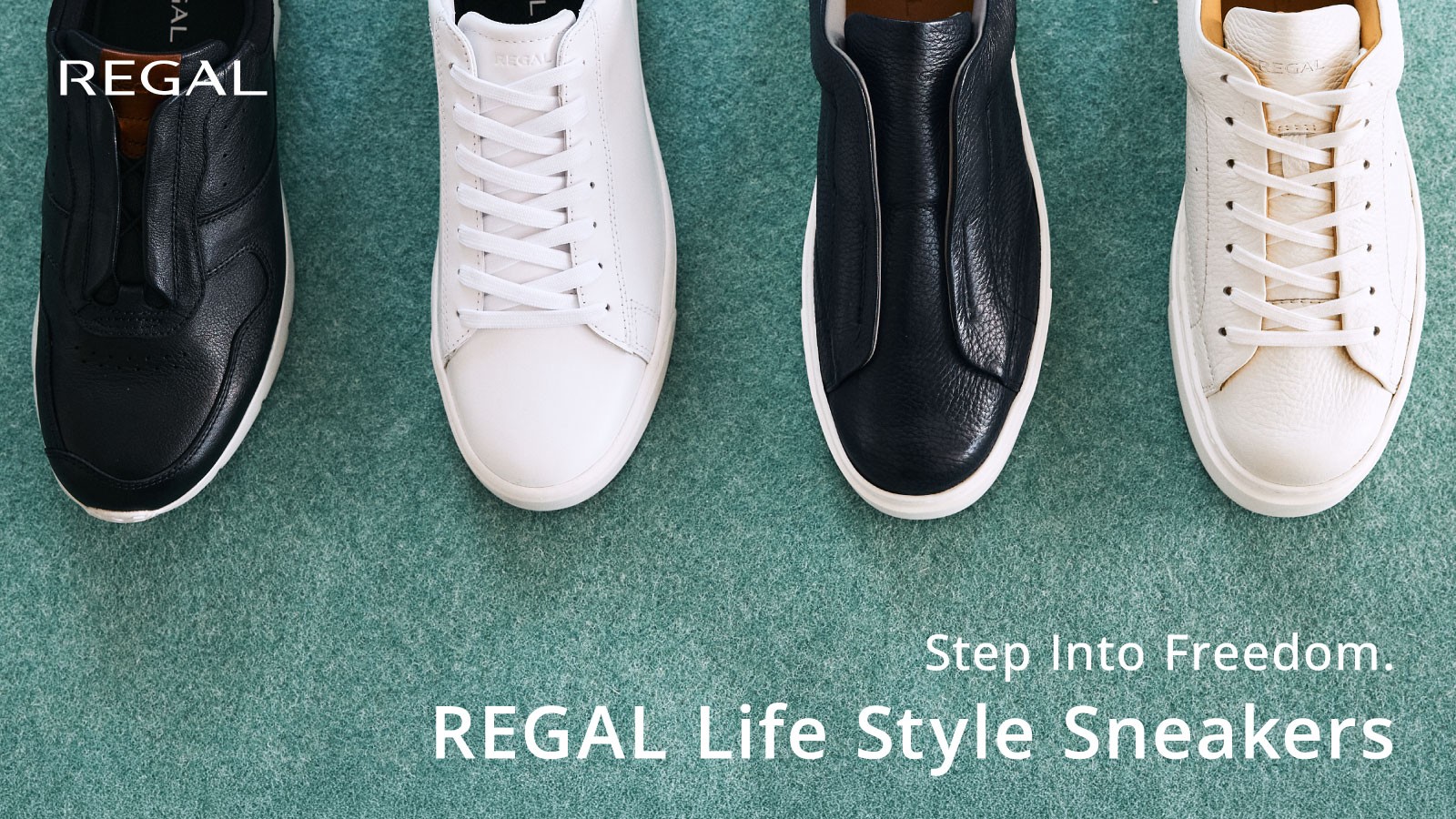 Step Into Freedom  － REGAL Life Style Sneakers メンズコレクション