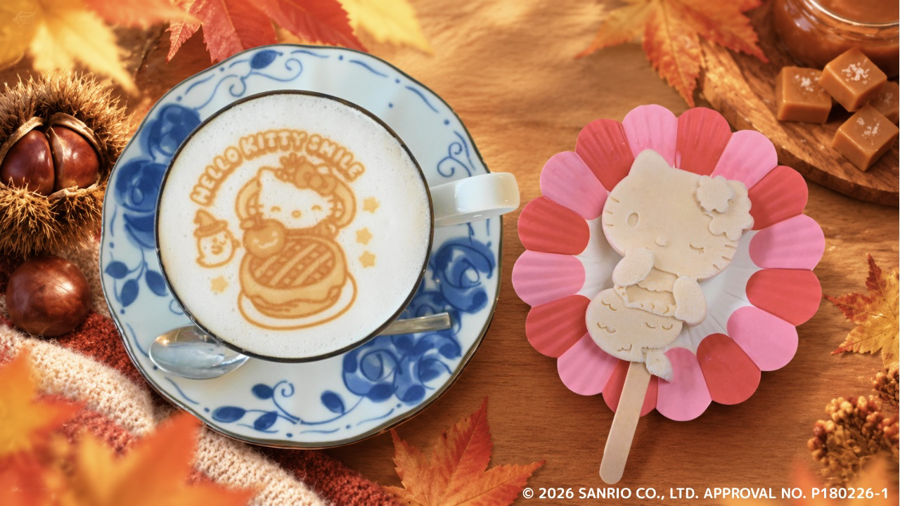 人魚の形をしたハローキティの可愛い大人気ポプシクルに新フレーバー登場！HELLO KITTY SMILE『ハローキティのポプシクル・ラテアート』10月3日販売