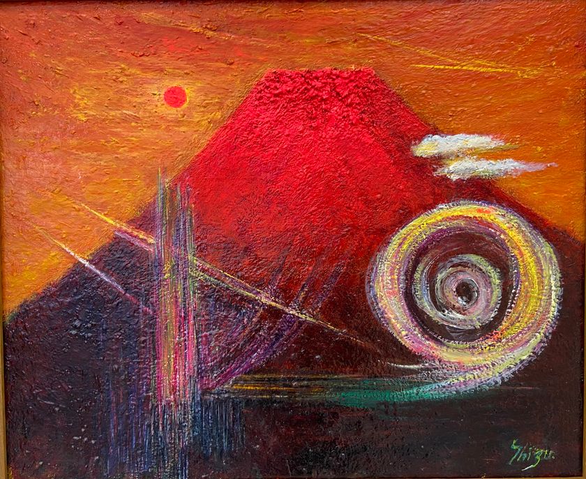 響きをテーマに自然・宙・人間を祈りながら描く90歳の現役油彩画家 石川 静が個展成功を機にネットでの販売を開始