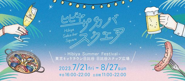 日本初上陸のビールや俳優・創作あーちすと「のん」さんとコラボした限定スパークリングワインが楽しめるスペシャルイベント　阿波踊りや人気DJのスペシャルステージ、海外トレンドのランニング企画も実施！