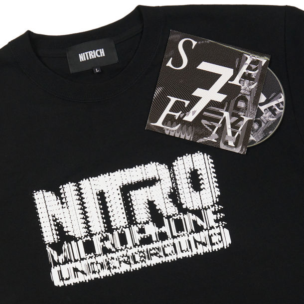 伝説のヒップホップグループ「NITRO MICROPHONE UNDERGROUND」ジャケットデザインにコラージュアーティスト 河村康輔を起用した12年ぶりのフルアルバム「SE7EN」のCD付きTシャツを数量限定発売！