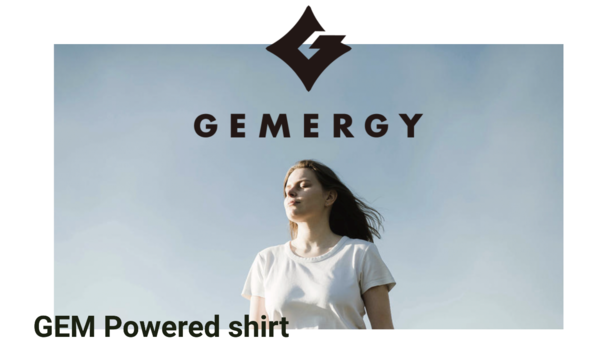 着るだけで身体機能の変化を実感できる特殊素材を使った機能性健康サポートTシャツGEMERGYの予約販売を開始