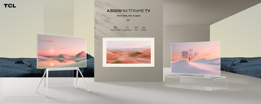 アートとテクノロジーの融合による新コンセプトテレビ「A300W NXTFRAME TV」をGREEN FUNDINGで先行支援受付開始