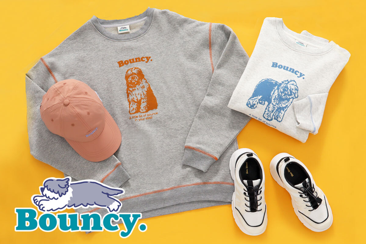 オールド・イングリッシュ・シープドッグがアイコンのオリジナルグッズ「Bouncy.(バウンシー.)」シリーズから新作登場 雑貨店ブルーブルーエより2月12日発売